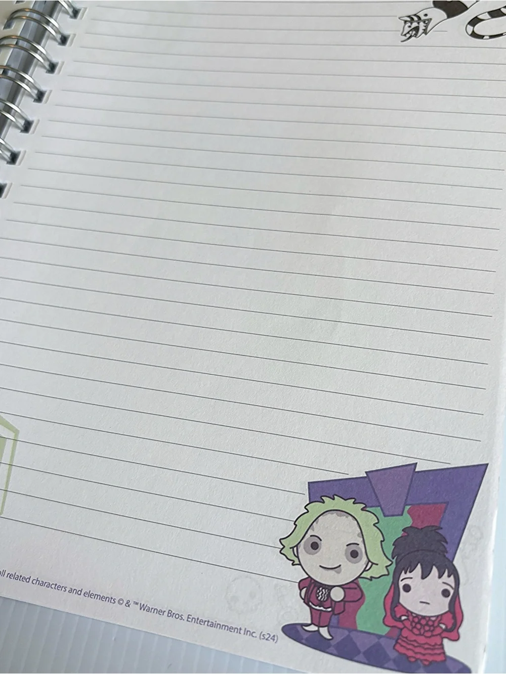 Beetlejuice Baby Chibi Lined Notebook / Journal